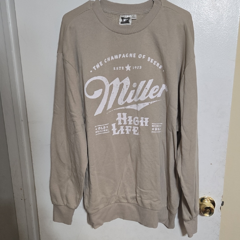 Beige Miller High Life Sweatshirt